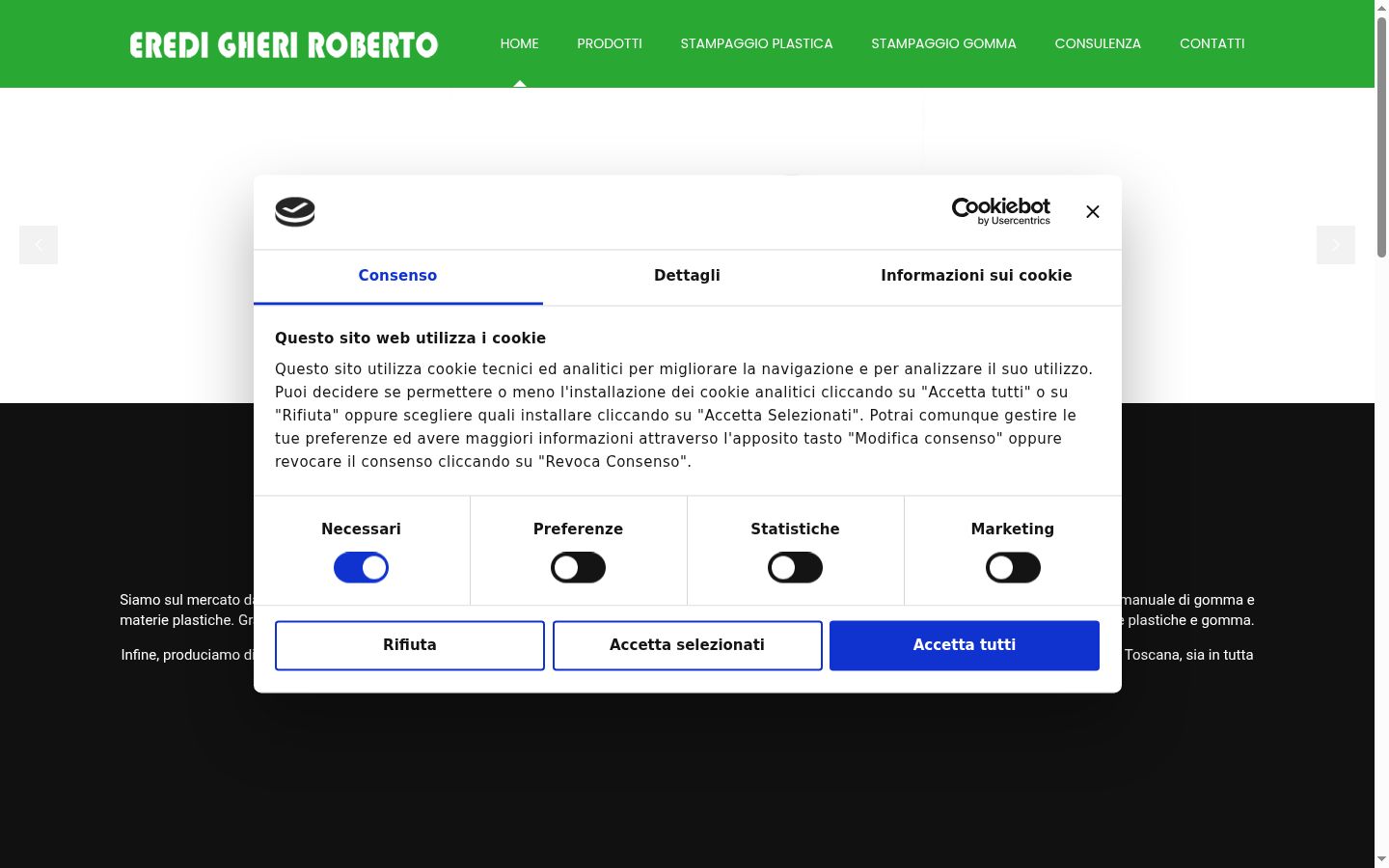 Képernyőkép a bármilyen interakció előtt megjelenő hozzájárulási bannerről