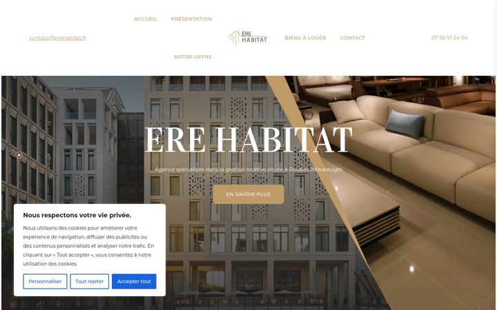 Snímek obrazovky erehabitat.fr