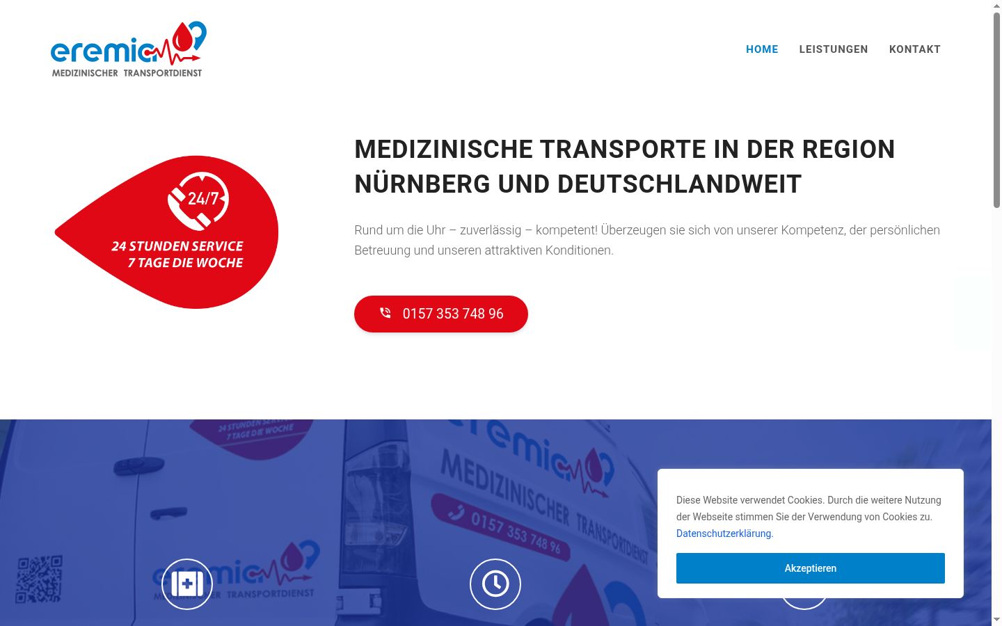 Screenshot des Einwilligungsbanners vor jeglicher Interaktion