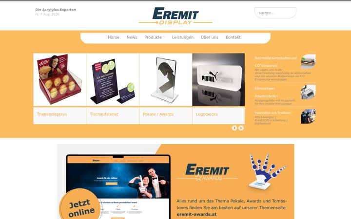 Екранна снимка на eremit-display.at