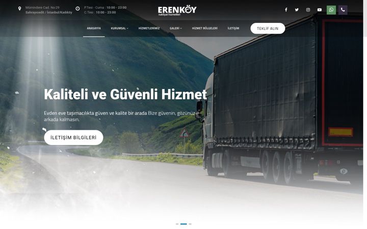 Zrzut ekranu erenkoynakliye.com.tr