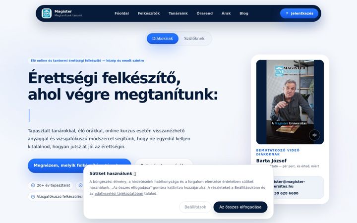 Snímek obrazovky erettsegi-felkeszito.hu