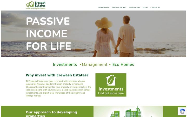 Screenshot von erewashestates.co.uk