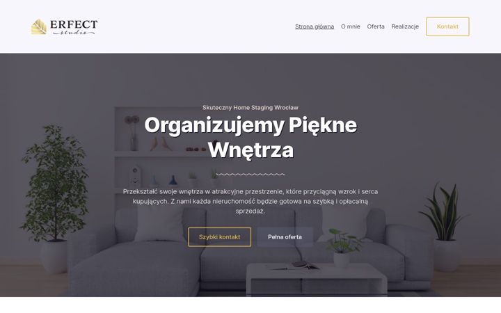 Skärmbild av erfectstudio.pl