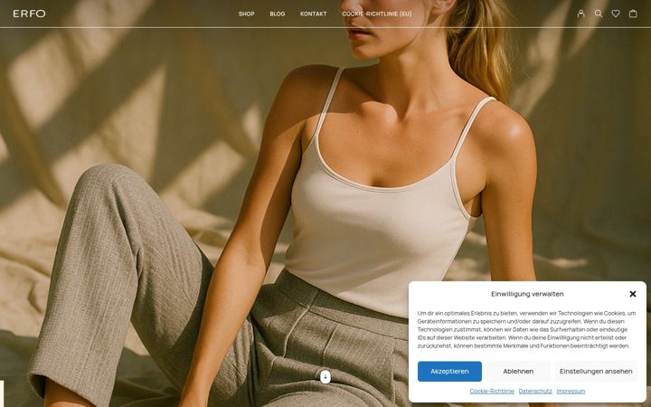 Screenshot of erfo.fashion