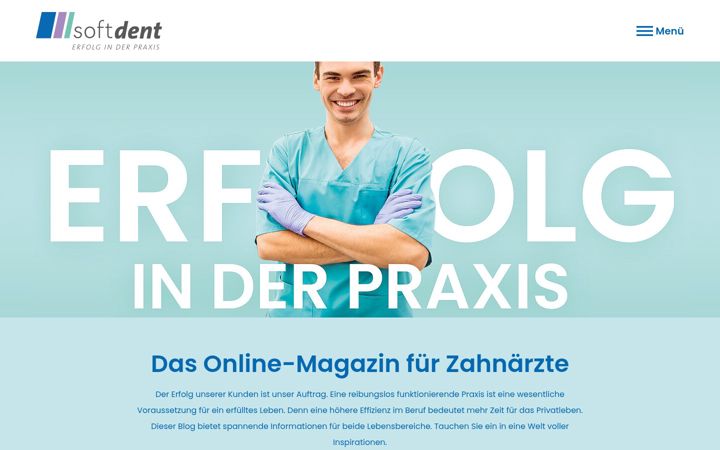 Screenshot von erfolginderpraxis.at