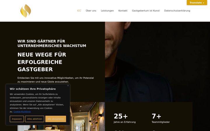 Screenshot ta' erfolgreichegastgeber.de