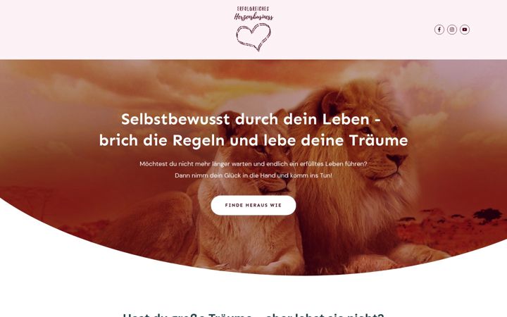 Screenshot ta' erfolgreiches-herzensbusiness.de
