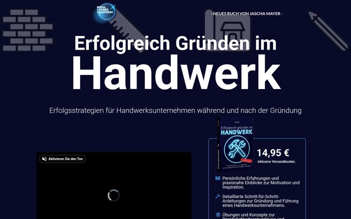 Screenshot ta' erfolgreichgruendenimhandwerk.de