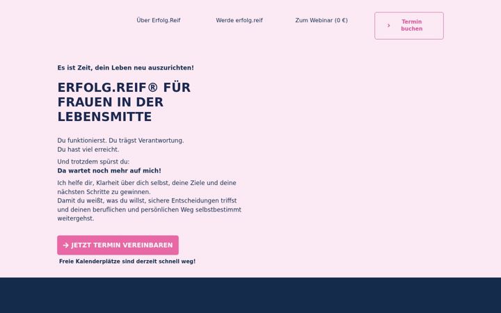 Screenshot ta' erfolgreif.de