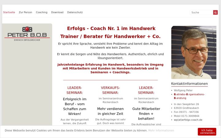 Screenshot ta' erfolgs-coach.de