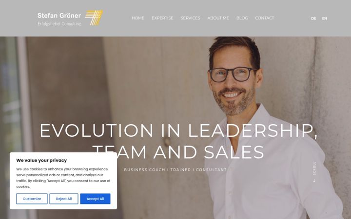 Screenshot of erfolgshebel-consulting.de