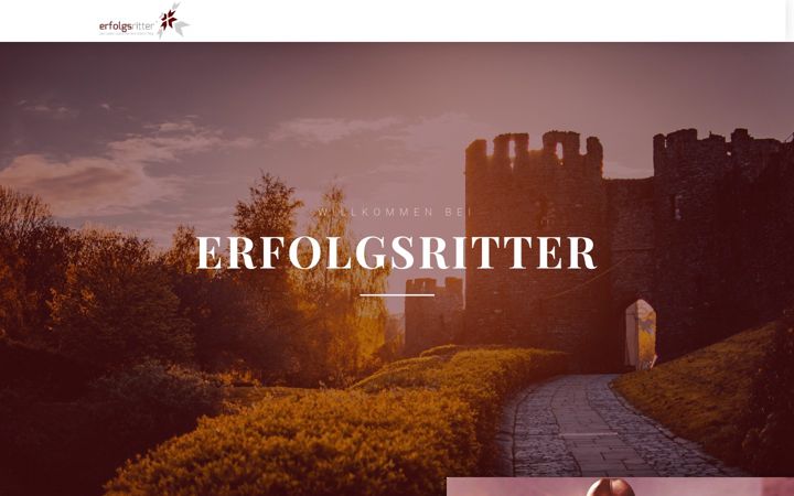 Captură de ecran a erfolgsritter.eu