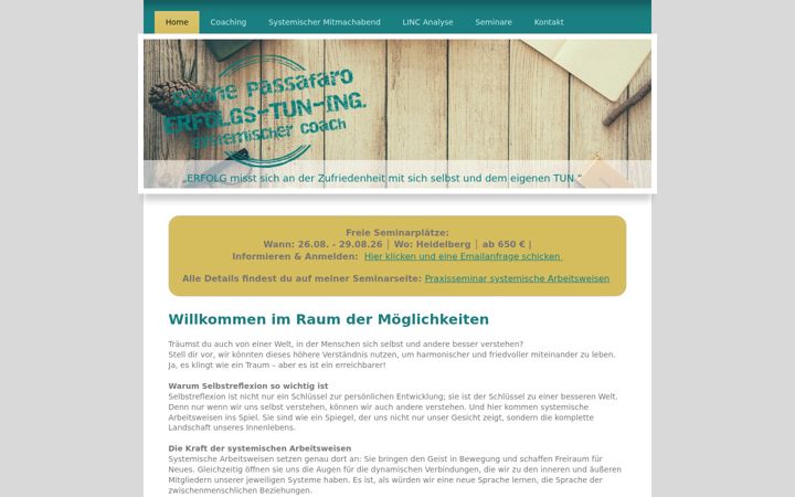 Screenshot of erfolgstuning.coach