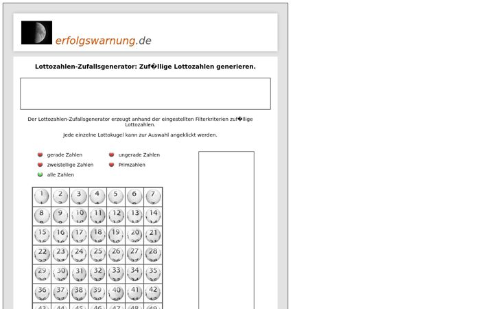 Screenshot of erfolgswarnung.de