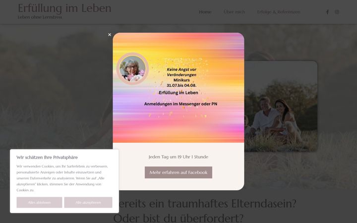 Képernyőkép: erfuellungimleben.de