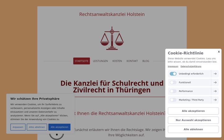 Képernyőkép: erfurtanwalt.de