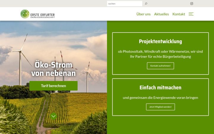 Képernyőkép: erfurter-energie.de