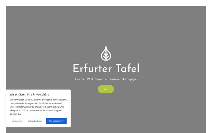 Képernyőkép: erfurter-tafel.de