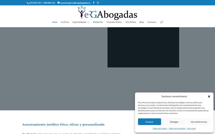 Screenshot von ergabogadas.es