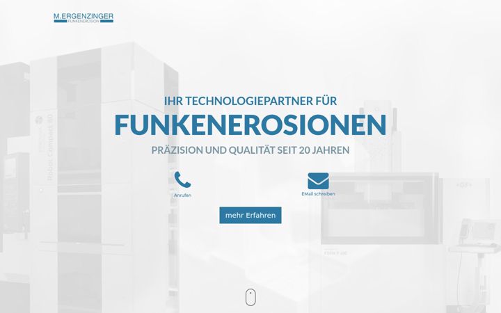 Screenshot of ergenzinger-funkenerosion.de
