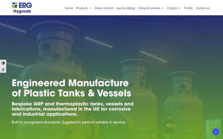 Screenshot von erghygrade.co.uk