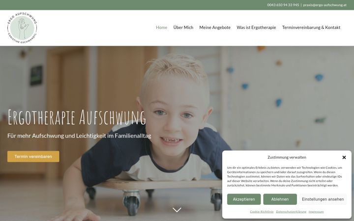 Screenshot di ergo-aufschwung.at