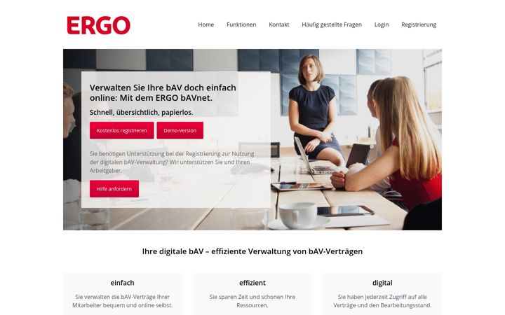 Screenshot di ergo-bav.net