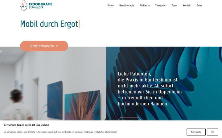 Screenshot of ergo-berghaeuser.de