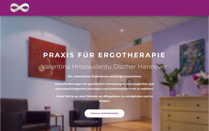Screenshot of ergo-discher.de