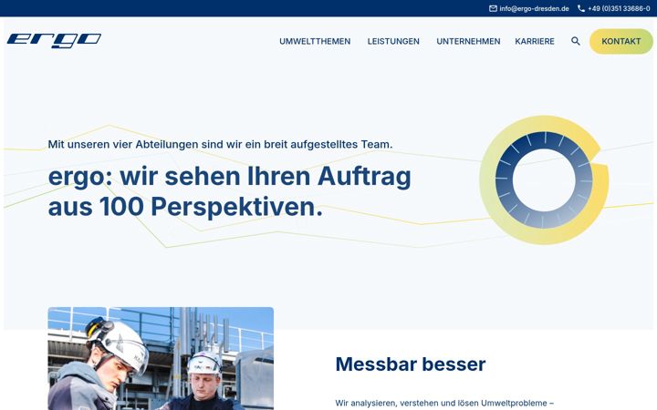 Screenshot of ergo-dresden.de