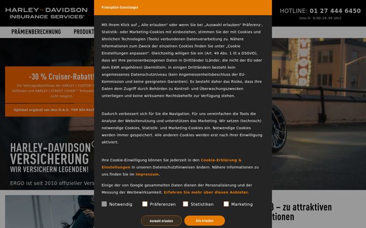 Screenshot di ergo-hdis.at