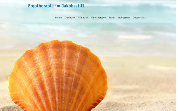 Screenshot του ergo-jakobsstift.de