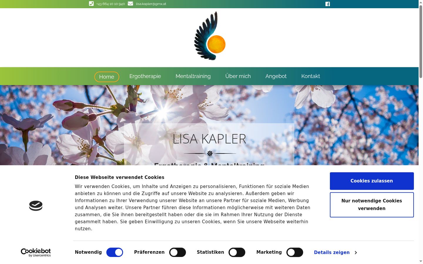 Screenshot tal-banner tal-kunsens muri qabel kwalunkwe interazzjoni