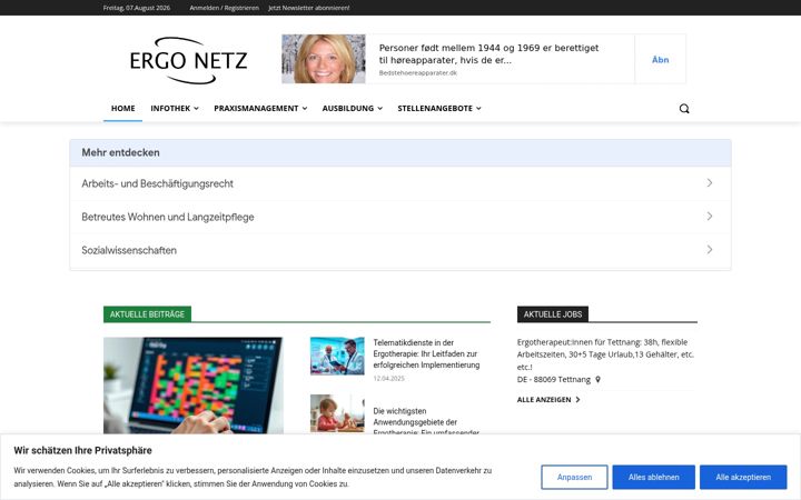 Snímek obrazovky ergo-netz.de