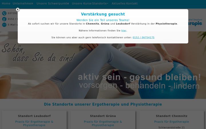 Screenshot von ergo-physio-stephani.de