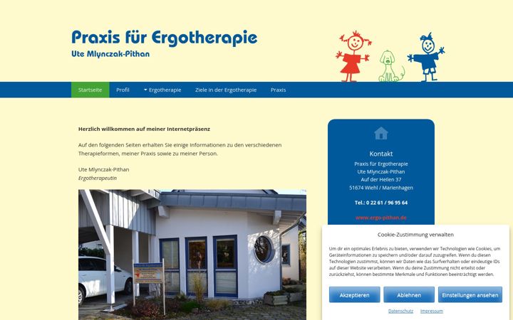 Posnetek zaslona ergo-pithan.de