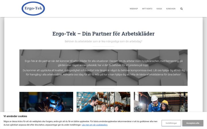 Screenshot του ergo-tek.se