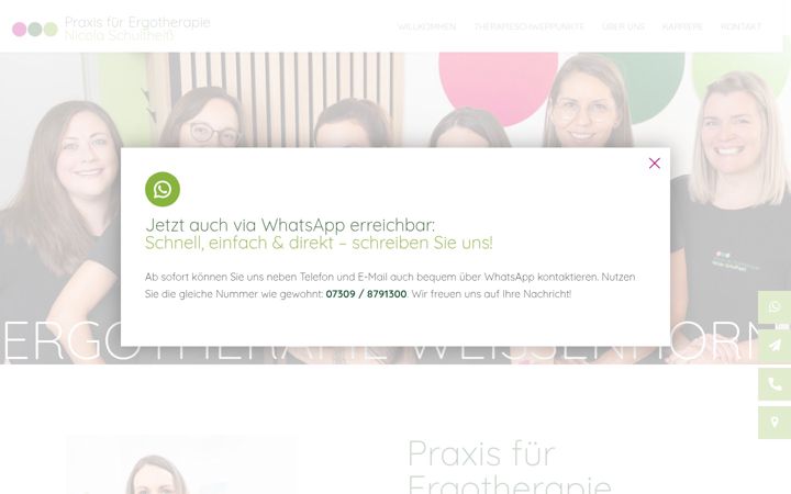 Screenshot ta' ergo-weissenhorn.de