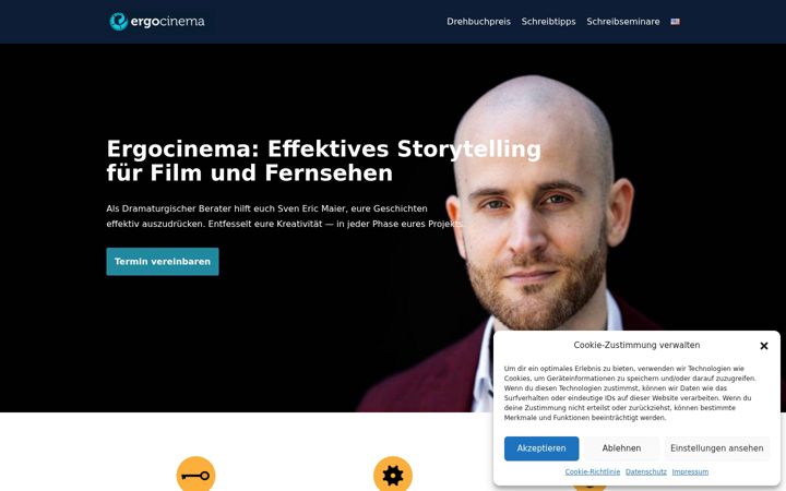 Screenshot ta' ergocinema.de