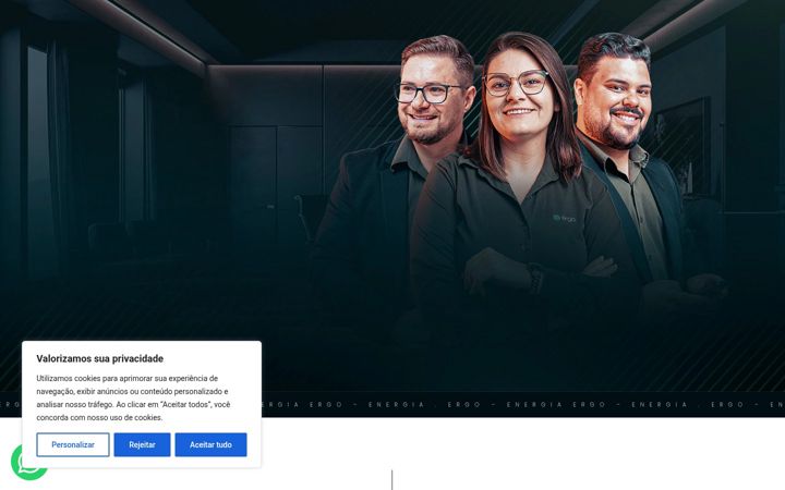 Ekraanipilt saidist ergoenergia.com.br