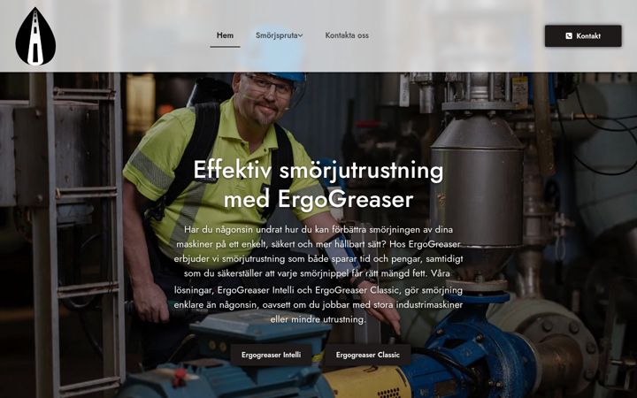 Screenshot του ergogreaser.se