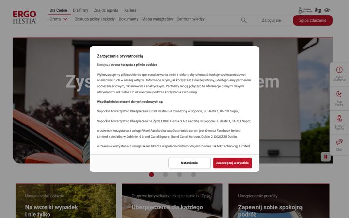 Screenshot of ergohestia.pl