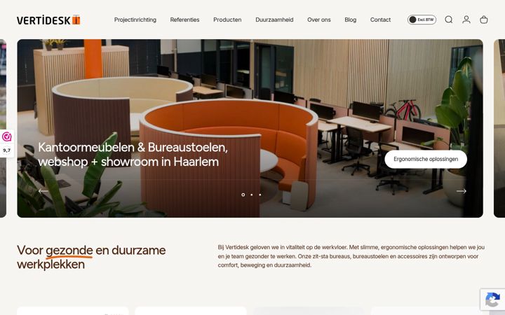 Snímek obrazovky ergohome.nl