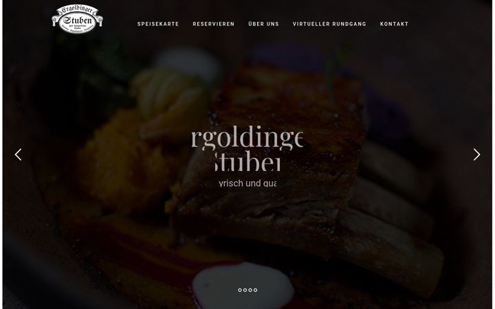 Screenshot of ergoldingerstuben.de