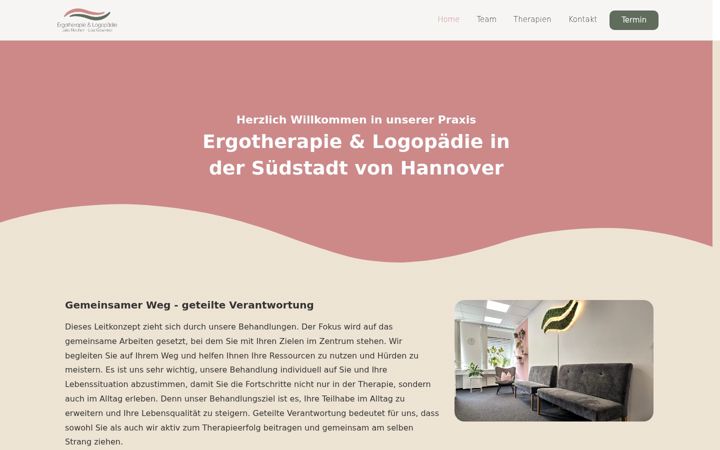 Screenshot of ergologo-hannover.de