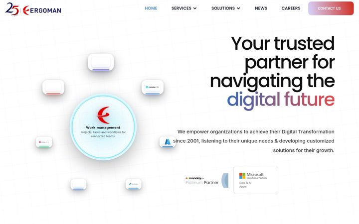 Screenshot di ergoman.net