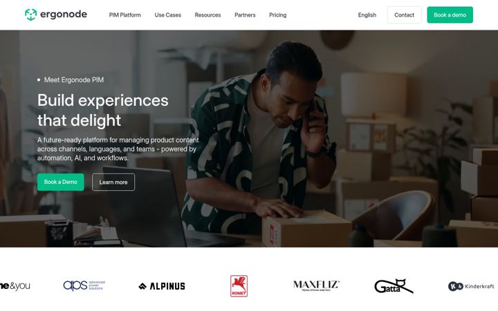 Screenshot of ergonode.com