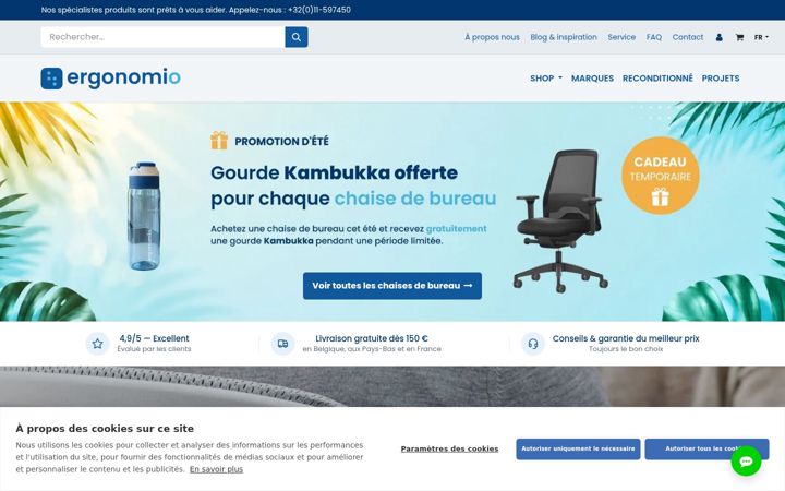 Snímek obrazovky ergonomio.fr