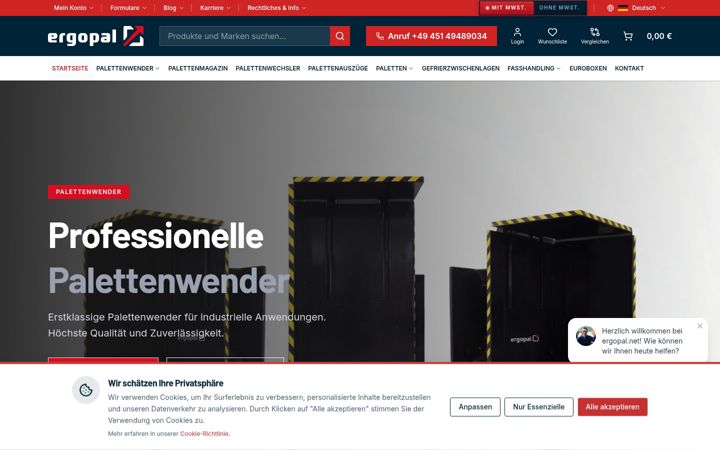 Screenshot di ergopal.net